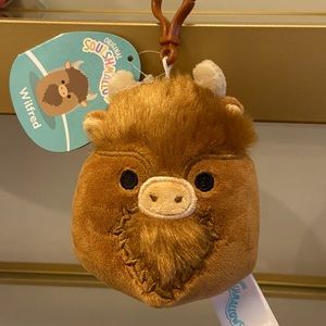 Squishmallow 3.5 Clip - Wilfred the Highland Cow